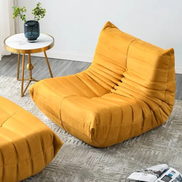 Togo Sofa 1 Seater Orange