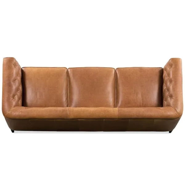 Valencia Sofa Kulit 3 Seater Minimalis Tampak Atas